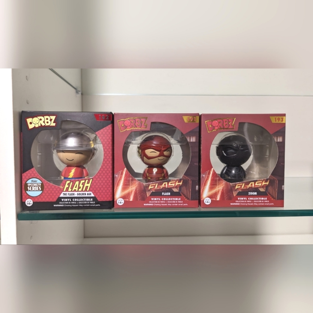 Dorbz The Flash Toys Set of 3